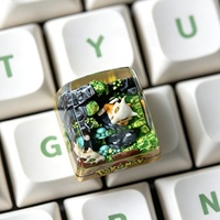 3D Printed Resin for Pokemoned Cubone Resin Artisan Keycap CNC Machining Mechanical Keyboard Tecla Espacio Personalizada Keycaps