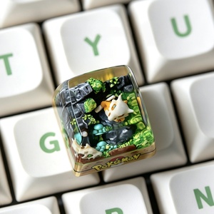 Résine imprimée en 3D pour keycap artisanal en résine Pokemon Cubone, usinage CNC, clavier mécanique, touches personnalisées Tecla Espacio - Product Image 1