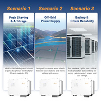 Solis Kommerzielles Solarenergie-Speichersystem 120kW 100kW 80kW Solarpanelsystem mit Batterie