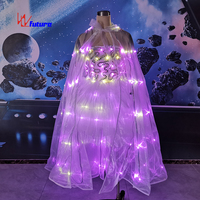 Robe de bal lumineuse LED couleur fantaisie vêtements Rave pour filles états-unis 1 pièce pour filles adultes ensembles Performance