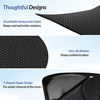 Coussins orthopédiques tendance 2026 en mousse à mémoire de forme pour chaise de bureau, ergonomiques en U, anti-acariens, pour coccyx, avec logo/emballage personnalisés