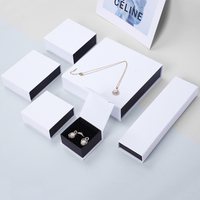 Ensoleillé Pack En Gros Logo Personnalisé Anneau Boucle D'oreille Collier Bracelet Carton Papier Aimant Boîte À Bijoux