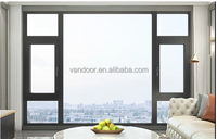 Ventana Oscilobatiente, Marco de Aluminio con Rotura de Puente Térmico, Doble Vidrio Templado, Insonorizada y Resistente a la Intemperie