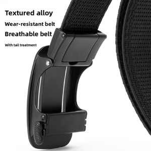 1 año de garantía, cinturón elástico de nailon para hombre, cinturones tácticos de lona duraderos para uniforme, deportes al aire libre, viajes, aventura - Product Image 6