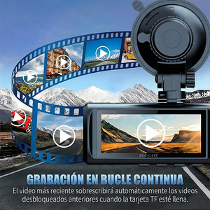 Cámara para Auto Ele-Gate de Doble Lente, 1080P Frontal, 720P Interior, Visión Nocturna - Product Image 3