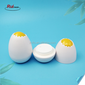 Hộp Đựng Kem Dưỡng Da Mặt Hình Trứng Tùy Chỉnh, Lọ Kem Nhựa Độc Đáo - Product Image 2