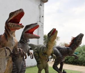 Disfraz <span class=keywords><strong>de</strong></span> Dinosaurio Realista Personalizado, Velociraptor Peludo con Patas Expuestas, para Adultos, Uso en Interiores/Exteriores, Parque <span class=keywords><strong>de</strong></span> Aventuras - Product Image 5