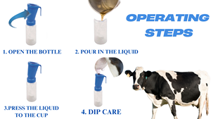 Vaso para Tetinas <span class=keywords><strong>de</strong></span> Vacas <span class=keywords><strong>Lecheras</strong></span> para Uso Veterinario, Vaso <span class=keywords><strong>de</strong></span> Medicina <span class=keywords><strong>de</strong></span> Plástico para Sumergir las Tetinas - Product Image 5