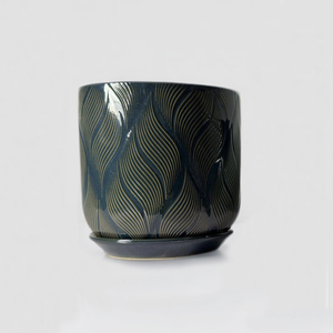 Vaso <span class=keywords><strong>per</strong></span> Fiori Piccolo in Ceramica Stile Retrò, Portacandele in Porcellana, Vasi Decorativi <span class=keywords><strong>per</strong></span> la Casa - Product Image 3