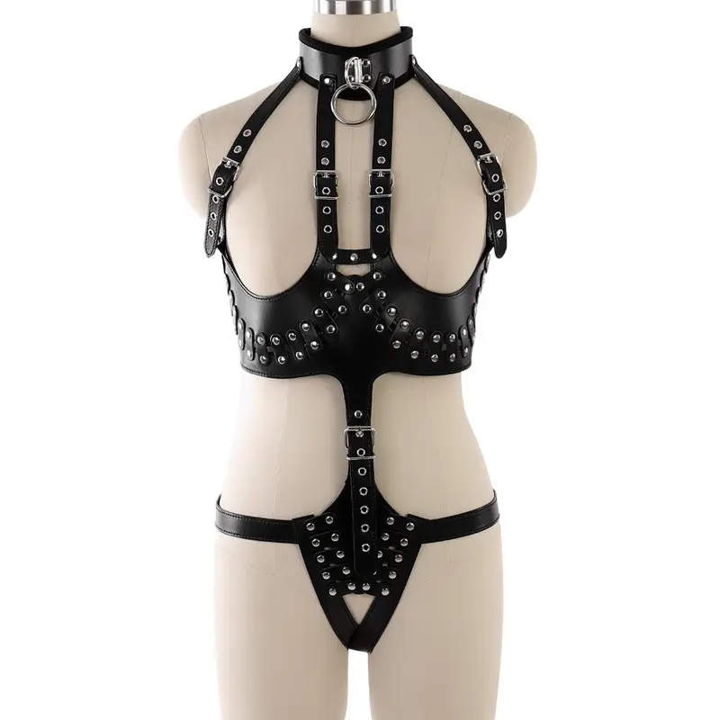 Sexy BDSM Bondage Frauen Seks Goth Body Punk Bondage Harness 1 Stück Schwert gürtel Leder Gothic Dessous BDSM Strumpf bänder Gürtel