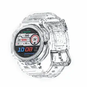 Zachte Tpu Schokbestendige Krasbestendige Hoes Sport Polshorloge Band Band Voor Huawei Watch Gt Cyber