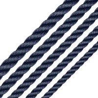 Fabricant de cordes RIOOP – Ligne d'amarrage torsadée à 3 brins en nylon/polyester la plus vendue avec œillet en nylon pour l'amarrage
