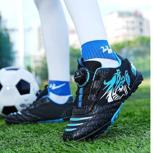Chaussures de football pour enfants et jeunes, crampons d'entraînement, semelle extérieure en caoutchouc, doublure en mesh, unisexe, tige synthétique, semelle intermédiaire en EVA - Product Image 4