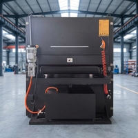 Máquina pulidora y lijadora de chapa metálica con VFD de 240V 1Ph 60Hz para eliminar rebarbas de acero al carbono y acero inoxidable