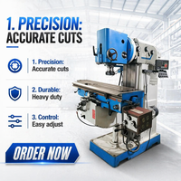Fraiseuse verticale à tourelle 99 % neuve, multifonctionnelle, pour le travail des métaux