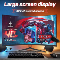 Moniteur 24 27 32 pouces incurvé sans bordure professionnel 2800R Moniteurs de jeu PC Moniteurs LCD avec VESA