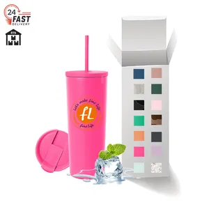 Multi capacity 12oz/16oz/20oz/24oz summer straw cup 2024 best-selling model in stock with NO MOQ 40oz sublimation