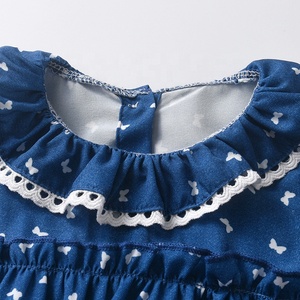 Conjunto de Dos Piezas <span class=keywords><strong>para</strong></span> <span class=keywords><strong>Bebés</strong></span> <span class=keywords><strong>Recién</strong></span> Nacidas, Mono de Manga Larga con Estampado de Lazo y Gorro, Traje de Princesa Dulce <span class=keywords><strong>para</strong></span> Primavera y Otoño - Product Image 4