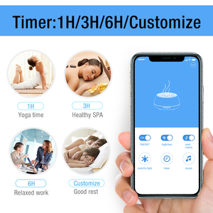Difusor de aceite esencial de 500ml, <span class=keywords><strong>humidificador</strong></span> de niebla fría con Control remoto, luz LED de 7 colores que cambia de Color - Product Image 4