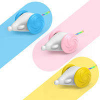 Jouets intelligents pour chats, balle roulante automatique, jouets électriques interactifs pour l'entraînement des chats, jouets pour chatons à mouvement autonome, accessoires pour animaux de compagnie