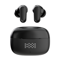 Écouteurs sans fil TWS Bluetooth 5.4 avec affichage numérique, haut-parleur de 13 mm, puce Jieli, écouteurs intra-auriculaires