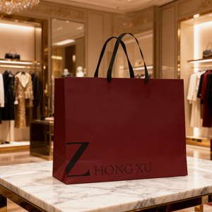 Borsa Tote per Negozio di Abbigliamento Coreano, Borsa Regalo Personalizzata, Stampa su Carta Patinata alla Moda, Ecologica e Riutilizzabile - Product Image 1
