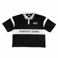 Maillot de football rétro classique en gros, logo personnalisé par sublimation et broderie, coupe ample, col polo, streetwear