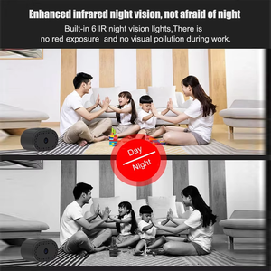 1080p Lens gerçek zamanlı görünüm mikro kamera De gözetim ses alarmı uyumlu kart çocuklar güvenli izleme kamera. - Product Image 6