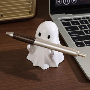Figura Decorativa de Fantasma de Plástico para Lectura, Adorno Ecológico para Escritorio, Portalápices, Regalo para Halloween y Navidad - Product Image 6