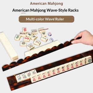 Magnetische Amerikaanse Mahjong-liniaalhouder 17,5 20 inch transparant acryl meetduwstang tegelhouder twee maten beschikbaar set van 4 - Product Image 5