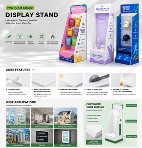 Présentoir <span class=keywords><strong>de</strong></span> sol pliable moderne en PVC expansé imprimé sur mesure avec crochets pour jouets et <span class=keywords><strong>jeux</strong></span> d'enfants et promotion en magasin <span class=keywords><strong>de</strong></span> détail - Product Image 5