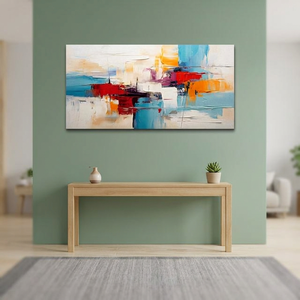 Hyidecorart Metal Wall Art Living Room Abstract Office Artworks <b>Bedroom</b> Minimalism Modern Portrait Wall Decor with Wood Frame - Product Image 2