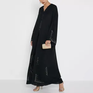 China Supplier Fashion Applique Abaya Muslim Women Dresses