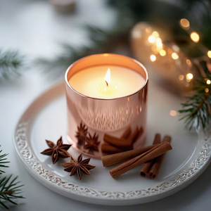 Heavy-Duty Satin Copper Candle Vessel – Tarnish-Protected Heat-Safe Metal <b>Stand</b> Container for Luxury Spas & Resorts - Product Image 1