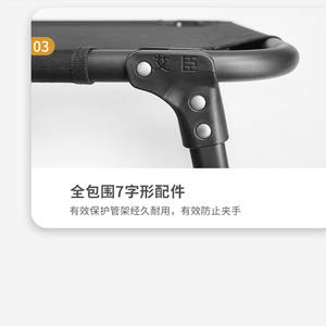 Lit de camp pliant Aicheng, taille simple rectangulaire, lit de sieste pour bureau extérieur avec support, style simple YY-1117 - Product Image 5