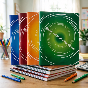 Cuaderno Escolar <span class=keywords><strong>Niger</strong></span>, Tamaño A5, Línea Francesa, 48 Hojas, Encuadernación Cosida, Cuaderno de Ejercicios para Uso Escolar - Product Image 1