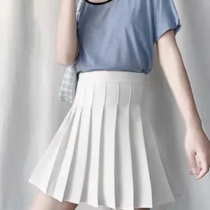 Jupe plissée sexy pour femmes, nouvelle jupe courte d'été, anti-éblouissement, ligne a