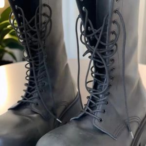 Zapatos Oxford de Cuero Genuino Personalizados con Diseño de Mickey, Botas <span class=keywords><strong>Chelsea</strong></span> Derby Británicas Unisex con Suela Gruesa y Estilo Caballero - Product Image 4