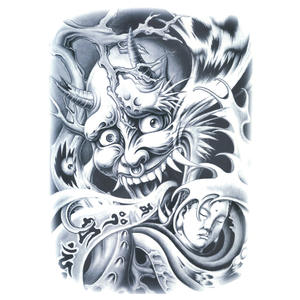 Pegatina <span class=keywords><strong>de</strong></span> <span class=keywords><strong>tatuaje</strong></span> corporal temporal impermeable <span class=keywords><strong>de</strong></span> gran tamaño con <span class=keywords><strong>espalda</strong></span> completa para <span class=keywords><strong>hombre</strong></span> - Product Image 6