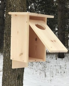 <span class=keywords><strong>Casas</strong></span> para Pájaros <span class=keywords><strong>Colgantes</strong></span> de Madera para Exteriores, Cajas de Nido de Madera Resistentes, Fáciles de Limpiar - Product Image 1