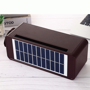 Altavoz BT PORTÁTIL ESTÉREO Bluetooth con carga Solar clásica, altavoz inalámbrico Subwoofer activo de <span class=keywords><strong>Radio</strong></span> <span class=keywords><strong>FM</strong></span>/TF/USB, novedad - Product Image 6