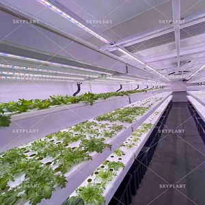 Système de culture hydroponique de micro-légumes Skyplant pour intérieur commercial avec pompe et lumière LED, structure stable, facile à assembler - Product Image 2