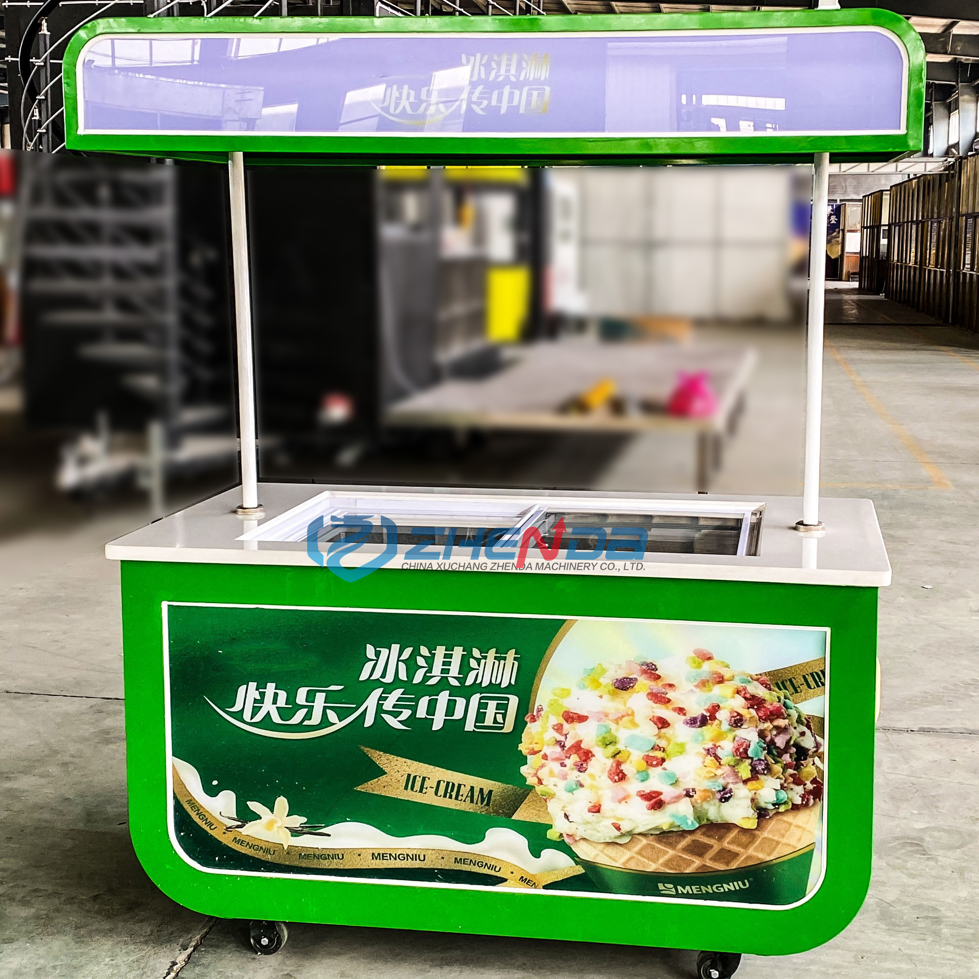 Outdoor Market Mobile Shopping Vending Cart Float Stall Snack Display Stand Business Event Trade Show Trolley