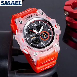 Reloj Deportivo SMAEL, Resistente al Agua 50M, Reloj Despertador de Cuarzo, Relojes de Pulsera Analógicos y Digitales con Luz, Relojes Digitales para Hombre 8007 - Product Image 1