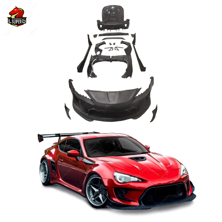 トヨタ86用ロボットスタイルカーボンファイバーボディキット：フロント