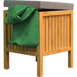<span class=keywords><strong>Tabouret</strong></span> de salle de bain en bambou avec panier à <span class=keywords><strong>linge</strong></span>, <span class=keywords><strong>tabouret</strong></span> à <span class=keywords><strong>linge</strong></span> avec siège |   Usine Homex_BSCI - Product Image 1