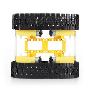 工厂DIY坦克机器人电子杆教育履带机器人底盘机器人跟踪底盘积木套装 - Product Image 2