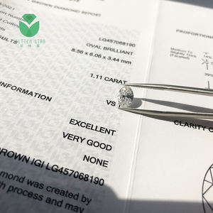 卸売1-2カラットオーバルラボ成長ダイヤモンドHphtCvdルースGIAダイヤモンドVVS合成ダイヤモンドサプライヤー価格 - Product Image 5