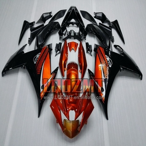 Carénage pour YAMAHA <span class=keywords><strong>FZ6</strong></span> FZ 6R FZ6N Orange Stock FZ6R 09 10 11 12 13 14 15 171No.3 FZ-6R 2009 2010 <span class=keywords><strong>2011</strong></span> 2012 2013 2014 2015 - Product Image 3