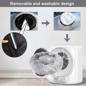 Cómodo perro de peluche largo cama enorme cojín invierno cálido perro enorme nido de lujo perros gatos mascota Donut cama - Product Image 4